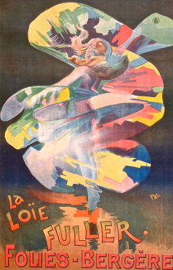 Loie Fuller poster by Hean de Paleologue